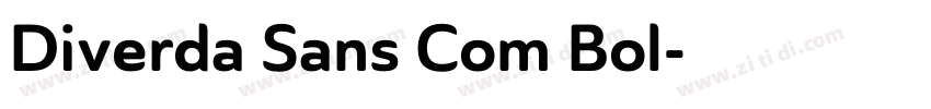 Diverda Sans Com Bol字体转换